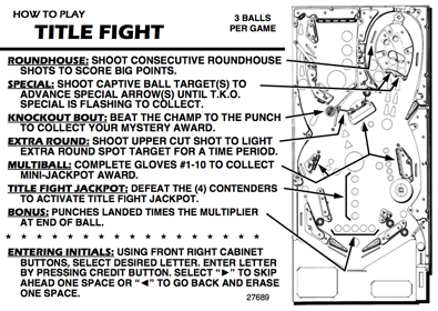 Title Fight - Arcade - Controls Information (World) - 890x632