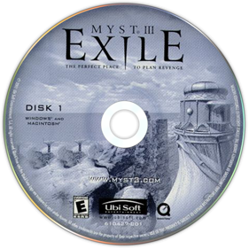 Myst III: Exile - Disc (North America) - 700x700