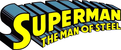 Superman: The Man of Steel - Clear Logo (North America) - 400x167