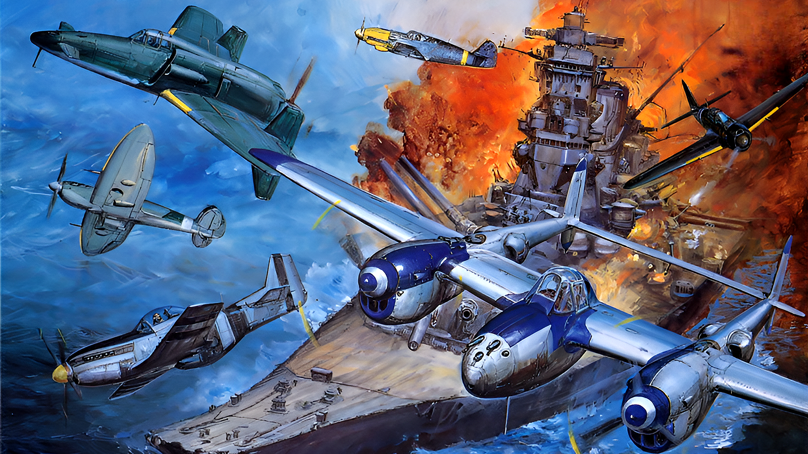 Illustration of Strikers 1945