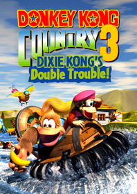 Donkey Kong Country 3: Dixie Kong's Double Trouble! - Fanart - Box - Front (World) - 1800x2550