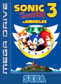 Sonic & Knuckles / Sonic the Hedgehog 3 - Fanart - Box - Front (Europe) - 1559x2138