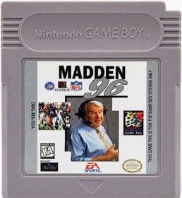 Madden 96 - Cart - Front (North America) - 992x1078