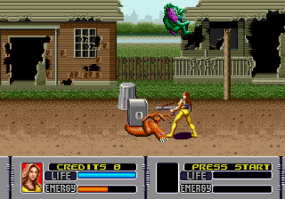 Alien Storm - Screenshot - Gameplay (World) - 640x448