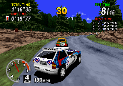Sega Rally Championship - Screenshot - Gameplay (World) - 640x448