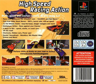 Hot Wheels: Turbo Racing - Box - Back (Europe) - 741x650