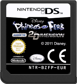 Phineas and Ferb: Across the 2nd Dimension - Cart - Front (Europe) - 517x564