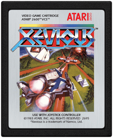 Xevious - Cart - Front (North America) - 654x793