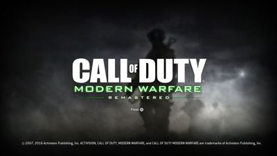 Call of Duty: Modern Warfare Remastered - Screenshot - Game Title (World) - 1920x1080