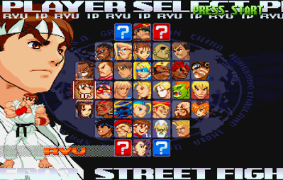 Street Fighter Zero 3 - Screenshot - Game Select (Japan) - 352x224