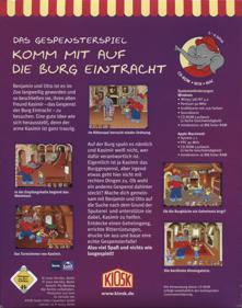 Benjamin Blümchen: Das Gespensterspiel - Box - Back (Germany) - 630x800