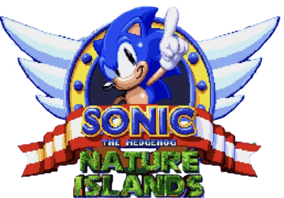 Sonic the Hedgehog: Nature Islands - Clear Logo (World) - 1053x734