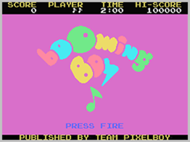 Booming Boy - Screenshot - Game Title (World) - 256x192