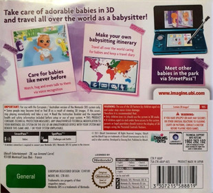 Imagine: Babyz - Box - Back (Australia) - 1333x1207