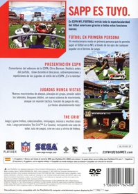 ESPN NFL Football - Box - Back (Spain) - 483x680
