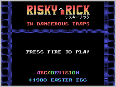 Risky Rick in Dangerous Traps - Screenshot - Game Title (World) - 256x192