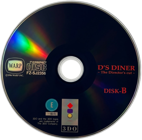 D's Diner: The Director's Cut - Disc (Japan) - 1020x1007