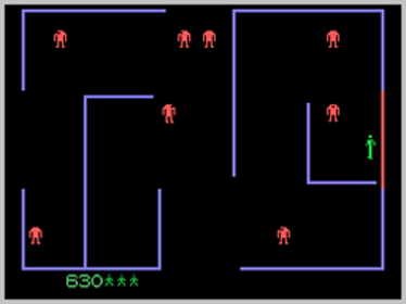 Berzerk - Screenshot - Gameplay (World) - 256x192