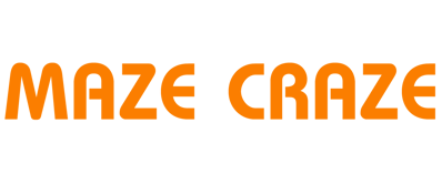 Maze Craze: A Game of Cops 'n Robbers - Clear Logo (North America) - 1200x500