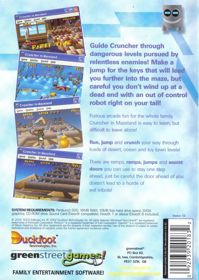 Cruncher in Mazeland - Box - Back (United Kingdom) - 569x800