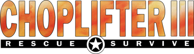 Choplifter III: Rescue-Survive - Clear Logo (North America) - 1200x338