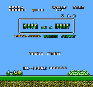 Koopa in a Hurry - Screenshot - Game Title (World) - 256x240
