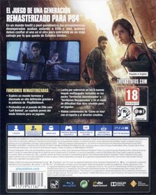 The Last of Us Remastered - Box - Back (Spain) - 639x800