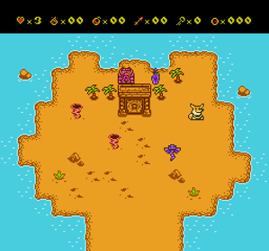 Pelusa Saga: Kaji's Trials - Screenshot - Gameplay (World) - 256x240