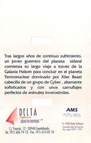 Sideral War - Box - Back (Spain) - 508x795