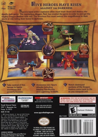 Spyro: A Hero's Tail - Box - Back (North America) - 1000x1390