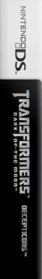 Transformers: Dark of the Moon: Decepticons - Box - Spine (North America) - 125x831