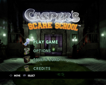 Casper's Scare School - Screenshot - Game Select (World) - 640x512