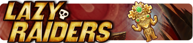 Lazy Raiders - Banner (World) - 420x95