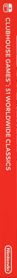 Clubhouse Games: 51 Worldwide Classics - Box - Spine (North America) - 49x800