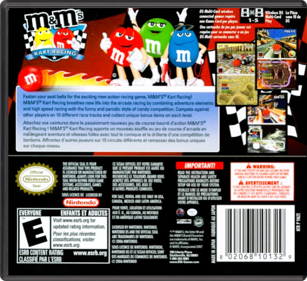 M&M's Kart Racing - Box - Back - Reconstructed (North America) - 774x708