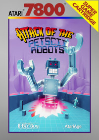 Attack of the PETSCII Robots - Box - Front - Reconstructed (World) - 712x1000