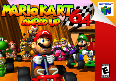 Mario Kart 64 Amped Up - Fanart - Box - Front (North America) - 1497x1047