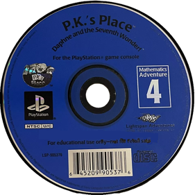 P.K.'s Place 4: Daphne and the Seventh Wonder! - Disc (North America) - 600x600