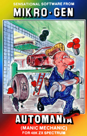 Automania: Manic Mechanic - Box - Front - Reconstructed (Europe) - 1914x3000