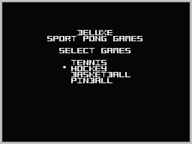 Pong - Screenshot - Game Select (World) - 256x192