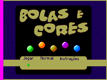Bolas e Cores - Screenshot - Game Title (Brazil) - 256x192