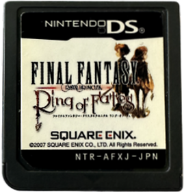 Final Fantasy Crystal Chronicles: Ring of Fates - Cart - Front (Japan) - 236x246