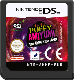 Hi Hi Puffy AmiYumi: The Genie & the Amp - Cart - Front (Europe) - 517x564