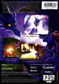 The Legend of Spyro: A New Beginning - Box - Back (Europe) - 1535x2160