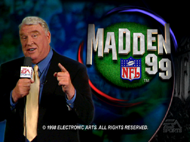 Madden NFL 99 - Screenshot - Game Title (World) - 640x480