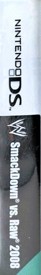 WWE SmackDown vs. Raw 2008 - Box - Spine (Europe) - 184x1234
