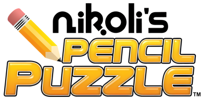 Nikoli's Pencil Puzzle - Clear Logo (North America) - 3971x1939