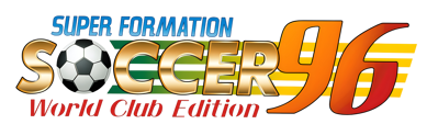 Super Formation Soccer 96: World Club Edition - Clear Logo (Japan) - 3840x1088