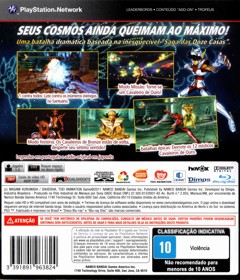 Saint Seiya: Sanctuary Battle - Box - Back (Brazil) - 3018x3522
