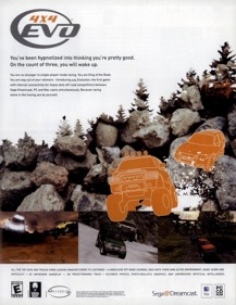 4x4 Evo - Advertisement Flyer - Front (North America) - 1682x2175
